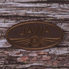 Термоаппликация ТАВ В66 JAMA коричневый 3,5*7см фото