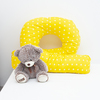 Наволочка бязь на подушку для беременных U-образная 1700/8 цвет желтый фото
