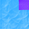Ультрастеп 220 +/- 10 см цвет голубой-фиолетовый на отрез фото