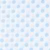 Ткань на отрез бязь плательная 150 см 1422/23А белый фон голубой горох фото
