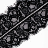 Кружево реснички 14см J015 черный упаковка 3,1 м фото