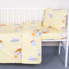 Постельное белье в детскую кроватку из бязи ГОСТ 92611 с простыней на резинке фото