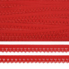 Резинка TBY бельевая ажурная 12мм арт.RB01163SD цв.SD163 красный 1 метр фото