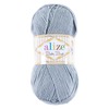 Пряжа для вязания Ализе BabyBest (90%акрил, 10%бамбук) 100гр цвет 344 серый фото