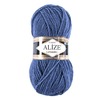 Пряжа для вязания Ализе LanaGold (49%шерсть, 51%акрил) 100гр цвет 203 джинс меланж фото