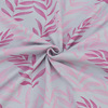 Ткань на отрез кулирка 2439-V3 Бамбуковая пальма на сером фото
