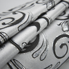 Портьерная ткань с люрексом 150 см на отрез 5222 цвет серый/серебро фото