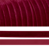 Лента бархатная 10 мм TBY LB1044 цвет бордо 1 метр фото