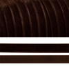 Лента бархатная 10 мм TBY LB1072 цвет коричневый 1 метр фото