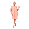Набор для сауны женский цвет персиковый фото