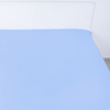 Простынь на резинке сатин цвет голубая лагуна 180/200/20 см фото