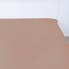 Простынь на резинке сатин цвет коричневый 140/200/20 см фото