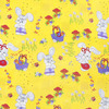 Мерный лоскут бязь ГОСТ детская 150 см 1304/5 Лесная сказка цвет желтый 13.8 м фото