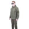 Куртка Флис с капюшоном цвет олива размер XXL фото