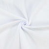 Ткань на отрез муслин гладкокрашеный 140 см цвет белый фото