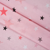 Бязь плательная 150 см 8127/1 Звезды компаньон Мишки (пэчворк) розовый фото