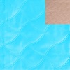 Ультрастеп 220 +/- 10 см цвет бирюзовый-бежевый на отрез фото