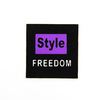 Нашивка Style FREEDOM 4.5*4.5 см цвет черный / фиолетовый фото