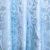 Портьерная ткань 150 см на отрез 17 цвет голубой вензель фото