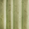 Портьерная ткань 150 см на отрез 6 цвет зеленый ветка-лист фото