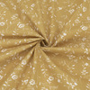 Ткань на отрез ранфорс 240 см №10 Плетение роз на горчичном фото