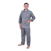 Пижама мужская бязь огурцы 48-50 цвет серый фото