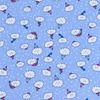 Мерный лоскут кулирка карде Облака на голубом R-R5079-V2 0.4 м фото