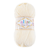 Пряжа для вязания Ализе BabyBest (90%акрил, 10%бамбук) 100гр цвет 001 молочный фото