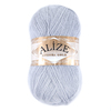 Пряжа для вязания Ализе AngoraGold (20%шерсть, 80%акрил) 100гр цвет 420 серая лаванда фото
