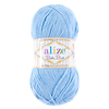 Пряжа для вязания Ализе BabyBest (90%акрил, 10%бамбук) 100гр цвет 040 голубой фото