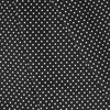 Ткань на отрез бязь плательная 150 см 1359/3 черный фон белый горох фото