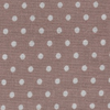 Ткань на отрез бязь плательная 150 см 1359/8 коричневый фон белый горох фото