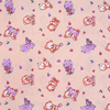 Ткань на отрез бязь ГОСТ детская 150 см 116/4 Мишки цвет розовый фото