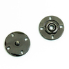 Кнопка металлическая черный никель КМД-3 №15 уп 10 шт фото