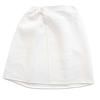Вафельная накидка на резинке для бани и сауны Премиум женская с широкой резинкой цвет белый фото