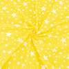Ткань на отрез поплин 150 см 433/8 Звездочка цвет желтый фото