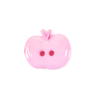 Пуговица детская на два прокола Яблоко 15 мм цвет розовый упаковка 24 шт фото