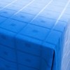 Скатерть жаккард 13 150/150 цвет сине-голубой уценка фото