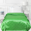 Покрывало детское шелк 65/150 см с оборками 20 см цвет зеленый фото