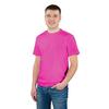 Мужская однотонная футболка цвет малиновый 48 фото