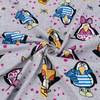 Ткань на отрез кулирка R11089-V1 Веселые пингвины фото