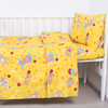 Постельное белье в детскую кроватку из бязи 350/5 Мишки желтый ГОСТ фото