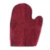 Махровая рукавичка для бани и сауны цвет бордовый фото