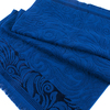 Полотенце велюровое Венский вальс 50/90 см цвет синий фото