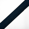 Резинка декоративная №13 черный с синим люрексом 4см фото