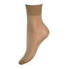 Женские капроновые носки Fute 5502 бежевые фото