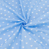 Ткань на отрез бязь плательная 150 см 1746/3 цвет голубой фото