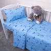 Постельное белье в детскую кроватку из бязи 9760/1 Акулы фото