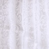 Портьерная ткань 150 см на отрез 31 цвет белый вензель фото