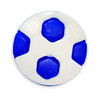 Пуговица детская сборная Мяч 16 мм цвет васильковый упаковка 24 шт фото